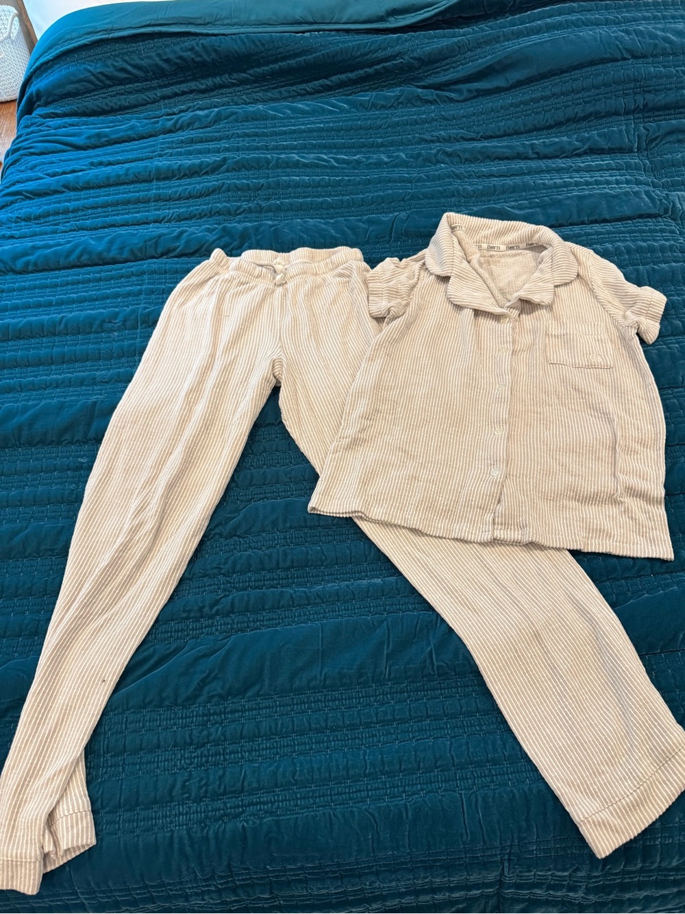 Born Light Beige Women’s Two-Piece Pajama